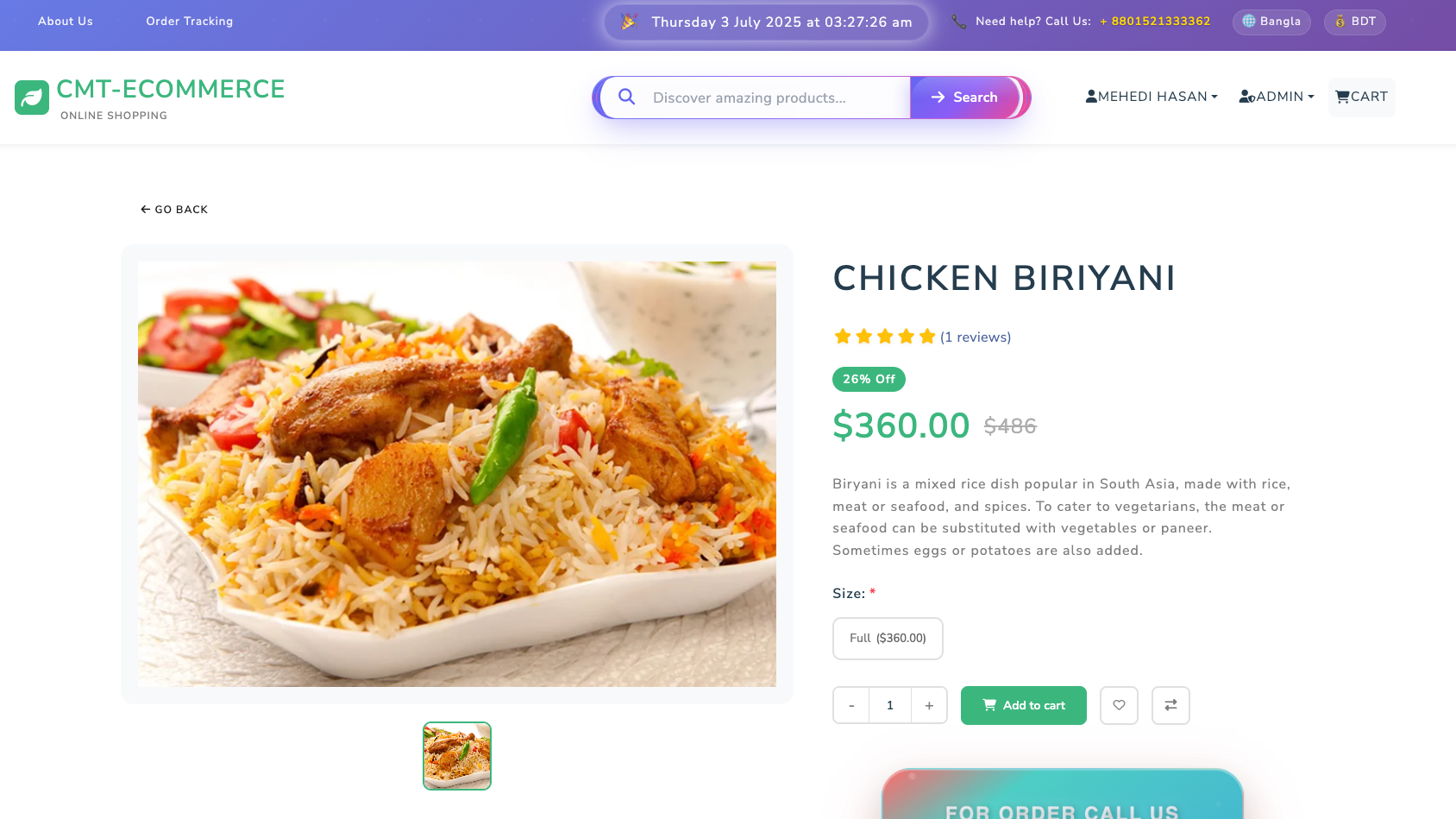 eCommerce Dashboard