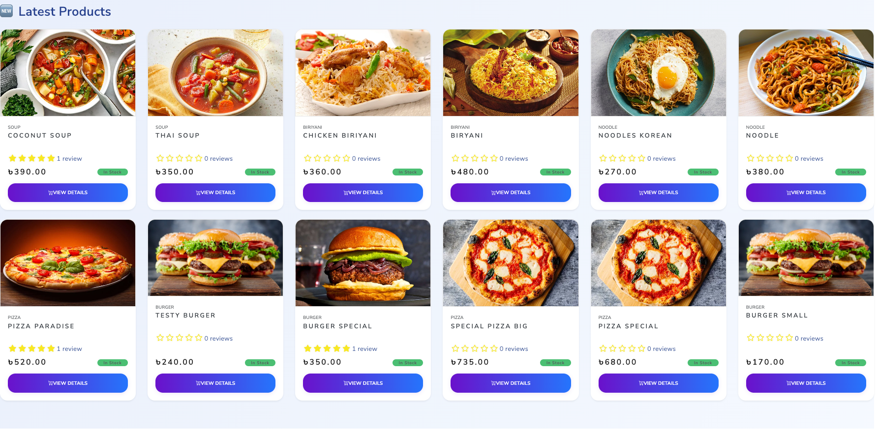 eCommerce Mobile View